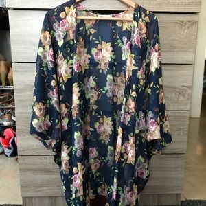Floral kimono